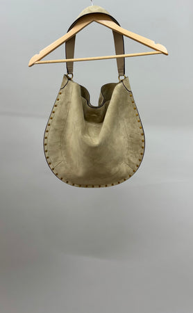 ISABEL MARANT OSKAN HOBO TORBA LIGHT BEIGE