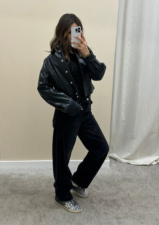 IRO THELIO JAKNA DARK NAVY