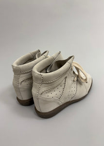 ISABEL MARANT BOBBY SNEAKERS CHALK
