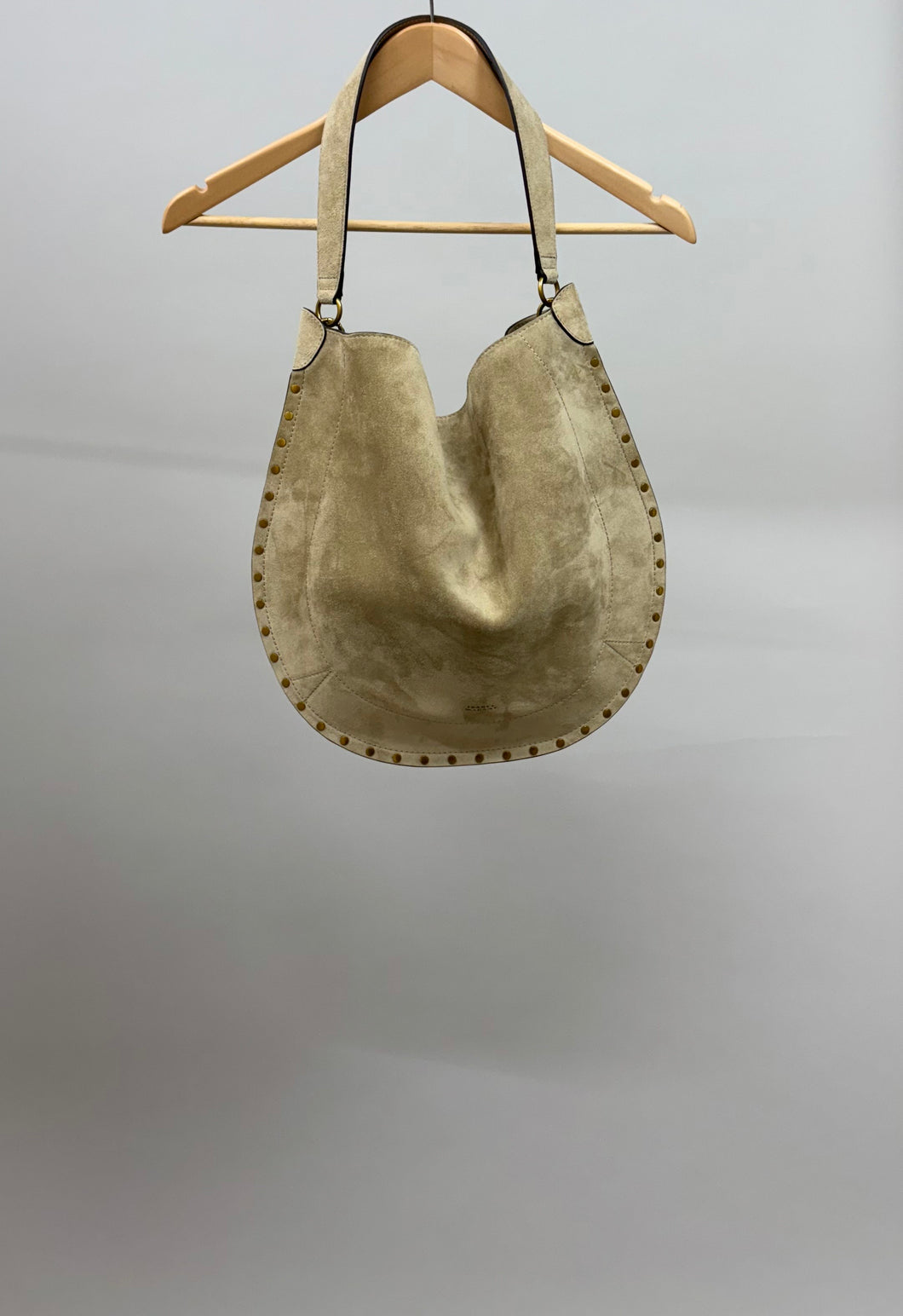 ISABEL MARANT OSKAN HOBO TORBA LIGHT BEIGE