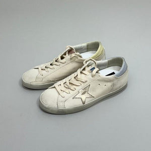 SUPER STAR CANVAS UPPER LAMINATED STAR LEATHER HEEL