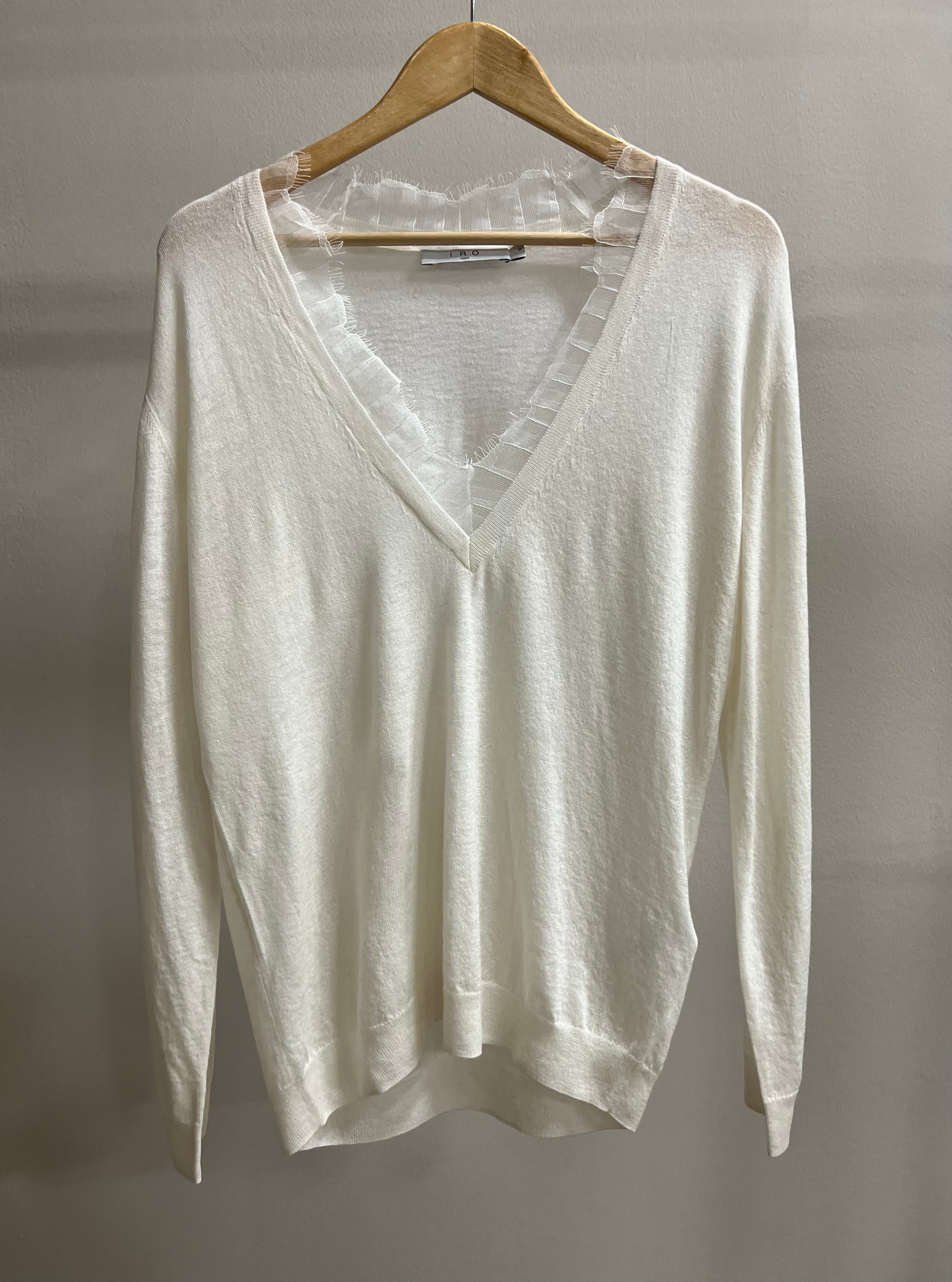 IRO PARIS HABY SWEATER OPTICAL WHITE – Nicolas Concept Store