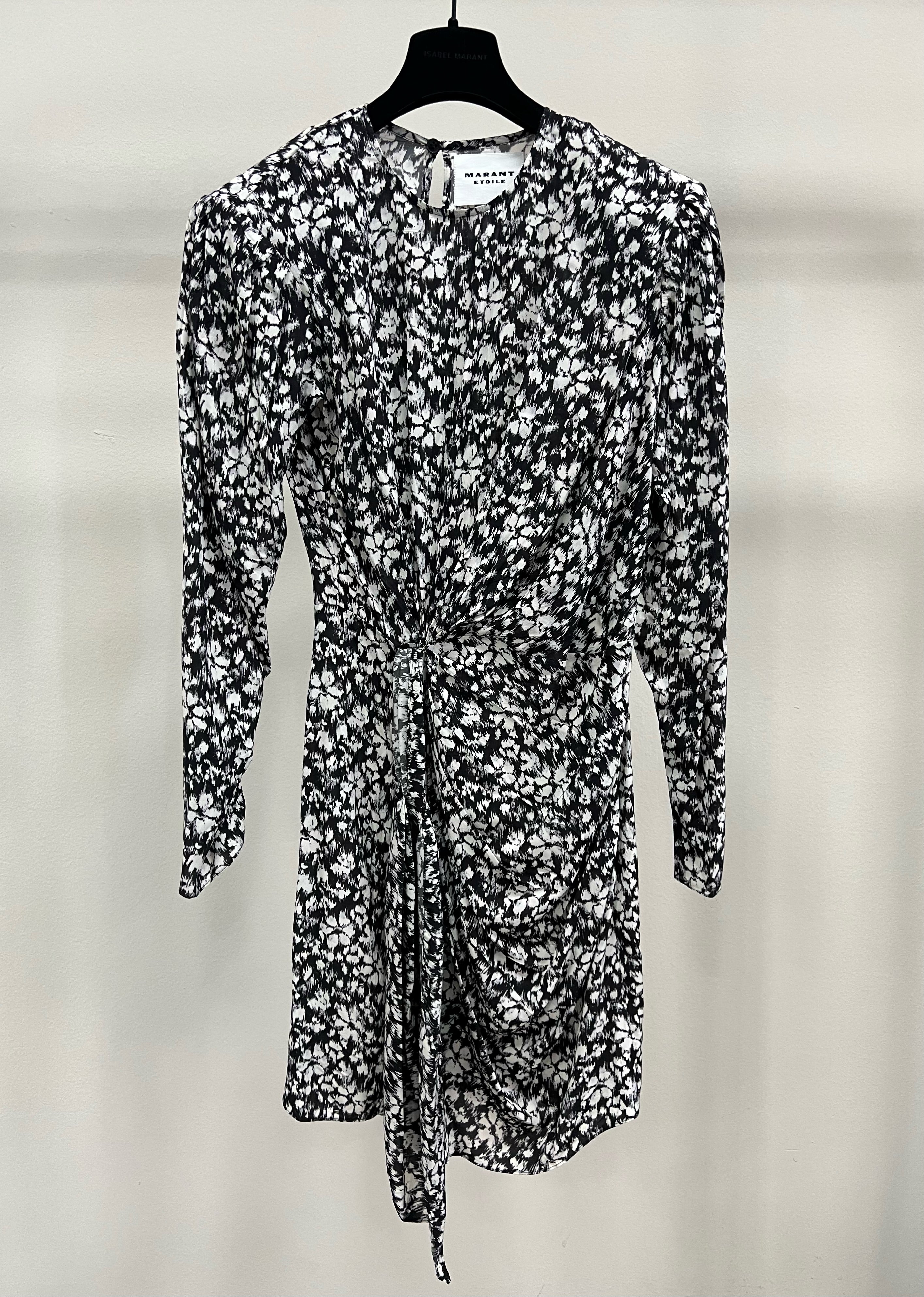 ISABEL MARANT DULCE DRESS BLACK WHITE – Nicolas Concept Store