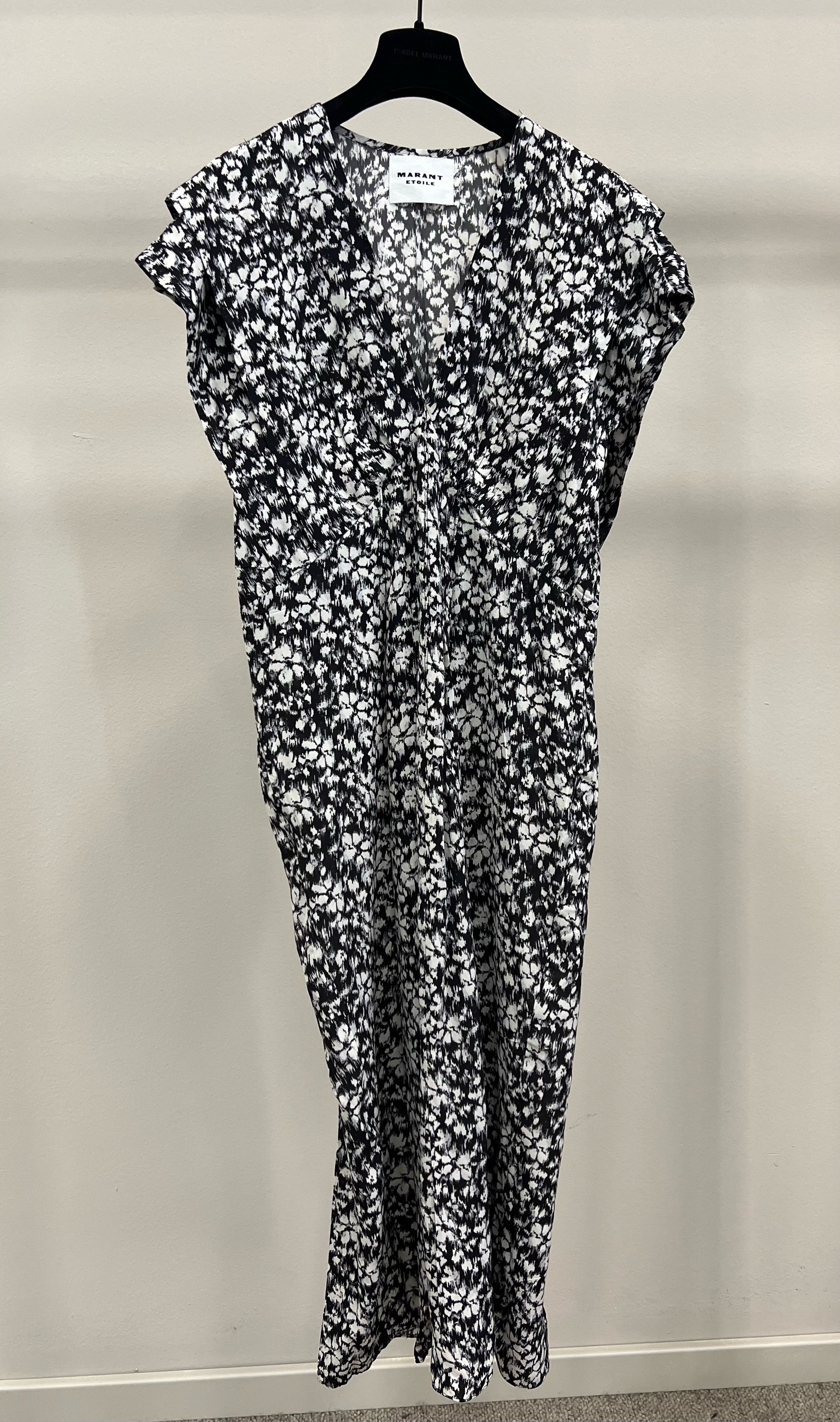 ISABEL MARANT EPOLIA DRESS BLACK WHITE – Nicolas Concept Store