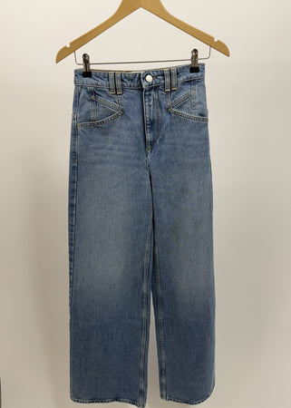 ISABEL MARANT LEMONY HLAČE ICE BLUE