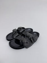 Load image into Gallery viewer, IM LENNYO BOW SANDALE BLACK SILVER
