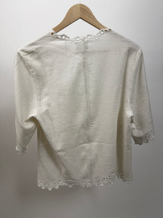 IM SHANA TOP WHITE