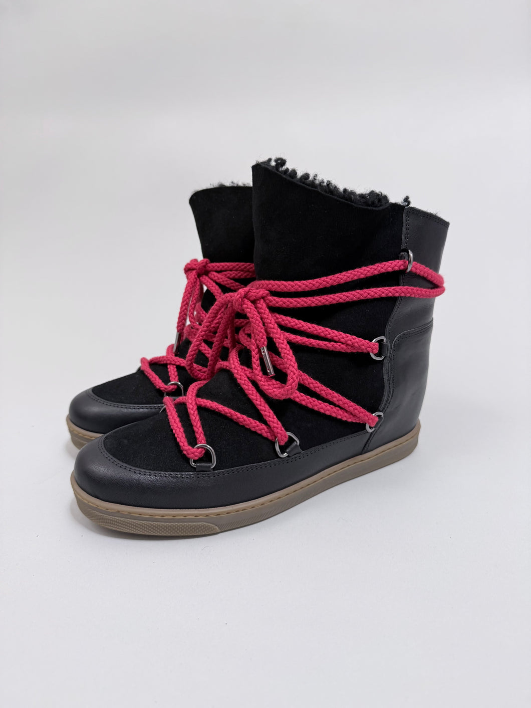 ISABEL MARANT NOWLES BOOTS BLACK