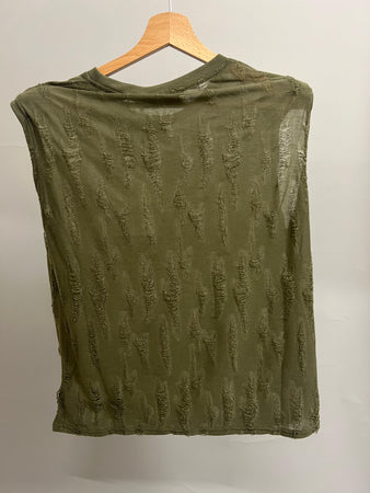 IRO HAICE T SHIRT IVY GREEN