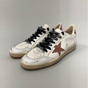 GOLDEN GOOSE FRANCY CLASSIC SUEDE UPPER SHINY LEATHER STAR