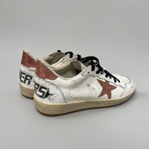 GOLDEN GOOSE FRANCY CLASSIC SUEDE UPPER SHINY LEATHER STAR