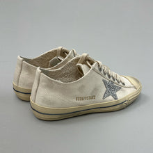 Load image into Gallery viewer, GOLDEN GOOSE V STAR 2 CANVAS UPPER GLITTER STAR LINE FOXING
