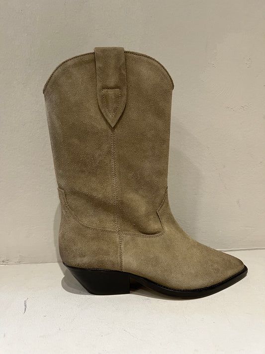 ISABEL MARANT DUERTO BOOTS TAUPE